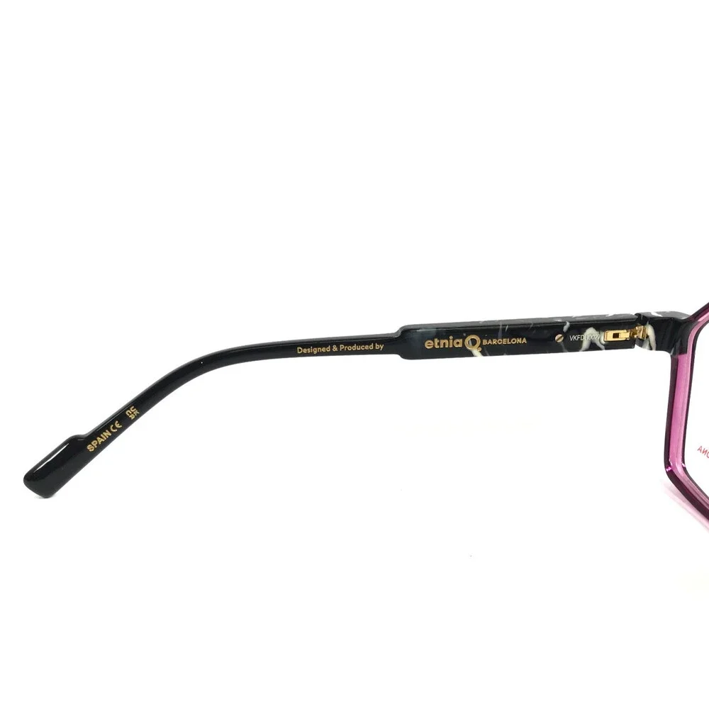 Etnia Barcelona Eyeglasses Frames XYLO PUBK Purple Black Full Rim 51-16-135